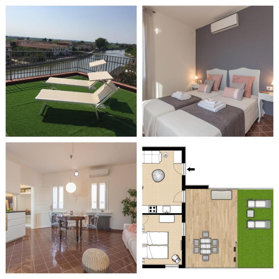 Palazzo Spada - Attico Con Terrazza Vista Fiume In Centro Кодигоро Екстериор снимка